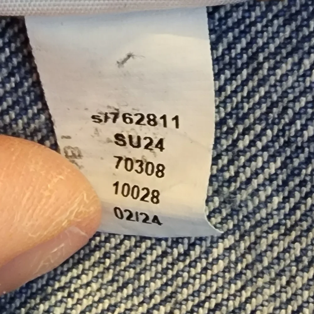 LOFT The Straight Cuffed Medium Blue Women's Jeans High Waist Summer Preppy - Picture 10 of 16